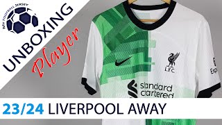 Liverpool Away Jersey 2324 Luis Diaz EuropeSpot Player Version Unboxing Review [upl. by Fabian]