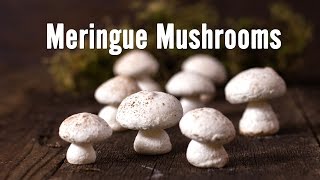 How to Make Meringue Mushrooms [upl. by Kiri673]