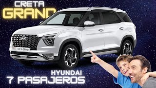 ▶️Hyundai CRETA GRAND premium 2023◀️ para 7 PASAJEROS amplia y con mejor rendimiento 100 probada [upl. by Tannenwald]