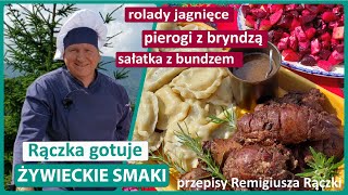 Rączka gotuje pierogi z bryndzą rolady jagnięce sałatka z bundzem [upl. by Yarod]