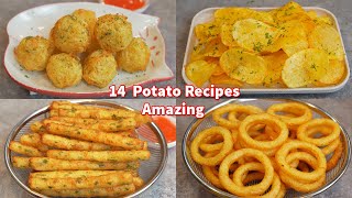 14 Amazing Potato Recipes Collections  French Fries  Potato Chip  Potato Snack Potato Sticks [upl. by Eerehs866]