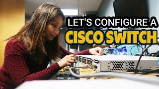 Configuring CISCO Switch at work  CISCO commands real world best practice [upl. by Krenek168]