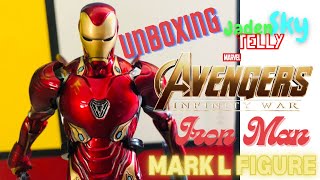 Avengers Infinity War Iron Man Mark L Figure Unboxing [upl. by Ilahsiav]