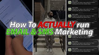 How to ACTUALLY run Email amp SMS Marketing for your Clothing Brand [upl. by Lytsirk]