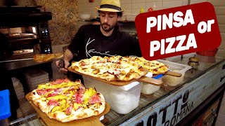 PINSA OR PIZZA BEST Roman Style PIZZA Experience  SOTTO Pinsa Romana in Valletta [upl. by Hardy]