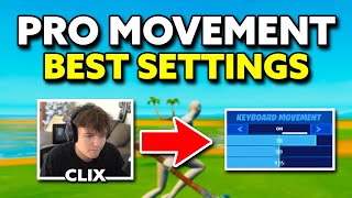 BEST Double Movement Settings In Fortnite Used By Pros [upl. by Nnylecoj]