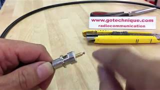 Tuto Montage PL259 6 coaxial faible perte GoTechnique [upl. by Verdie797]