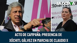 TADDEI ADVIERTE FISCALIZACIÓN si XÓCHITL GÁLVEZ va a MARCHA de CLAUDIO X GONZÁLEZ [upl. by Hcardahs]