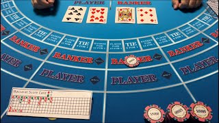 Baccarat  100000 Buy In  EPIC HIGH STAKES CASINO WIN BANKER amp PLAYER TIES JUST KEEP HAPPENING [upl. by Adamsen35]