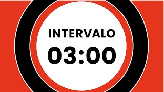 CRONOMETRO  Duración 30 minutos  Intervalos de 3 minutos  Sin música [upl. by Deibel]