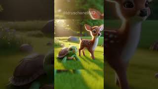 videoshort cartoon videoviral animals tupailucu kancil kurakura [upl. by Dougy]