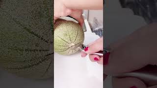 Sweet Horned Melon Fruits asmr satisfying fruitcutting fruitlover [upl. by Atiuqrahc]