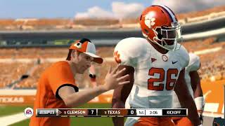 Clemson vs Texas College Football Playoffs 202425 1st Round NCAA Football 14 Updated [upl. by Goldman]