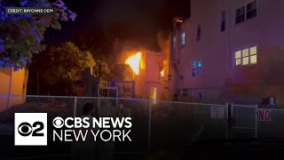 Child killed in Bayonne New Jersey apartment fire [upl. by Ambros]