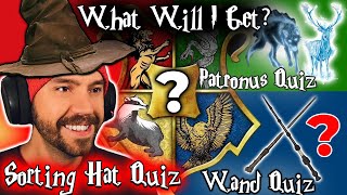 I GOT WHAT  Harry Potter Sorting HatWandPatronus Quiz [upl. by Monteria]