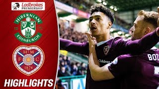 Hibernian 13 Hearts  Jambos Dominate in Edinburgh Derby  Ladbrokes Premiership [upl. by Hansen]