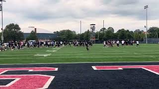 1 on 1 Drills at Ole Miss FB Camp [upl. by Yztim316]