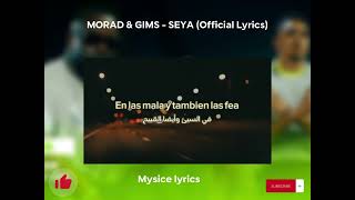 MORAD amp GIMS  SEYA LYRICSPAROLES [upl. by Sirama]