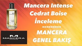 Mancera Intense Cedrat Boise  Mancera Genel Bakış  En İyi Erkek Parfümleri [upl. by Kletter]