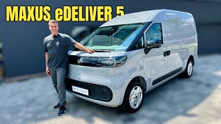 Maxus eDeliver5 Neuer Kastenwagen aus China  Laderaum  Sitzprobe  Elektro  Nutzfahrzeug [upl. by Adihsar]