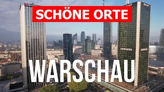 Reise nach Warschau Polen  Urlaub Natur Tourismus Touren  Drohne 4k Video  Stadt Warschau [upl. by Pelag20]