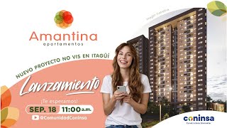 Lanzamiento Amantina apartamentos – Nuevo proyecto en Itagüí [upl. by Felecia]