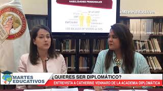 ¿Quieres ser diplomático Entrevista a Subdirectora y alumnos de la Academia Diplomática del Perú [upl. by Orton]