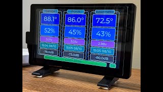 WeatherSense 9001®  CrowPanel ESP32 Arduino SensorPush Weather Station [upl. by Iaw]