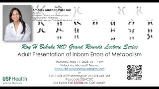 Adult Presentation of Inborn Errors of Metabolism [upl. by Tessie]