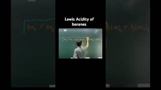 Lewis acidity sequence of boranes csirchemicalscience chemistry iitjam [upl. by Nerrawed]