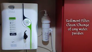 Pureit  Water Purifier  Marvella  Sediment Filter Change [upl. by Starks]