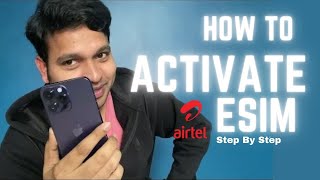 Esim activation on Iphone 14 pro max step by step process in telugu with live demo  pasamsundeep [upl. by Eilesor]