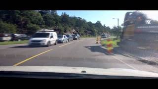 Timelapse Fredrikstad  Hvaler by car HD [upl. by Drucy]