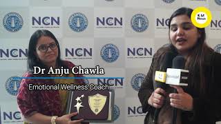 Interview of DR Anju Chawla  Emotional Wellness Coach  during CareerHackathon19  NCCN [upl. by Airehc]