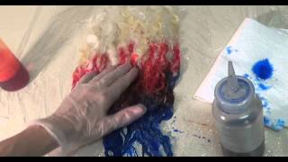 How to dye long wool locks [upl. by Heron]