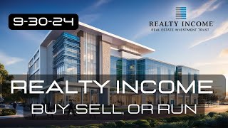 Realty Income Symbol O buy sell hold 93024 [upl. by Mcclenaghan609]