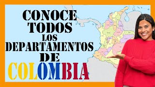 ✅✅✅ Vídeo DEPARTAMENTOS de COLOMBIA con sus CAPITALES [upl. by Ravert574]