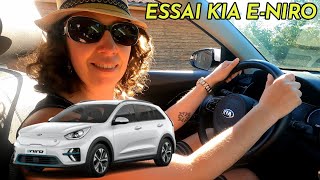 KIA eNiro  Camille teste le SUV électrique de KIA et elle adore [upl. by Lusty]