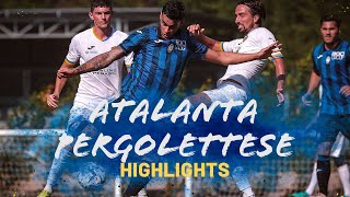 SCAMACCA subito in GOL  AtalantaPergolettese 30  Extended Highlights [upl. by Lerim]