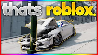 I PLAYED BEAMNG IN ROBLOX WOW [upl. by Akili]