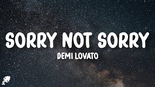 Demi Lovato  Sorry Not Sorry Lyrics [upl. by Walt]