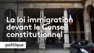 La loi immigration devant le Conseil constitutionnel [upl. by Essam129]