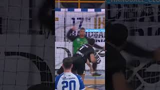 Best goalkeeper save in handball 💫🥅 bestofhandball handball trending handballhighlights sports [upl. by Asetal]