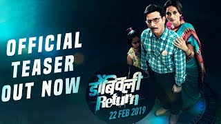 Dombivli Return  Official Teaser  Sandeep Kulkarni amp Rajeshwari Sachdev  22nd February 2019 [upl. by Ahker]