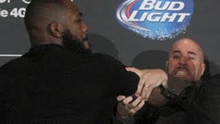 Jon Jones and Daniel Cormier Brawl Complete Fight [upl. by Siahc859]