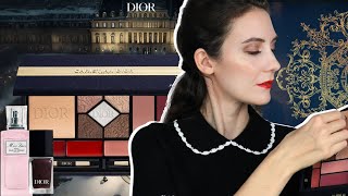 Dior ÉCRIN COUTURE MAKEUP Holiday 2023 collection  Miss Dior Hair Oil  Holiday makeup Look [upl. by Rramal607]