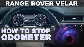 How to stop odometer on a Range Rover Velar [upl. by Alracal853]