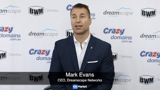 OnMarket Take5 w Dreamscape Crazy Domains CEO Mark Evans  ASX DNS [upl. by Abdulla]