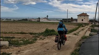 Spain Barcelona to France bikepacking 🚵‍♀️ [upl. by Kauffmann]