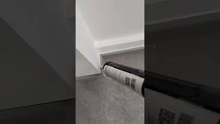 how to use the neutral silicone sealant with the caulking gun siliconecaulking siliconesealant [upl. by Nrehtac]